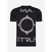 T-shirt Ma.strum Oversized back logo print tee