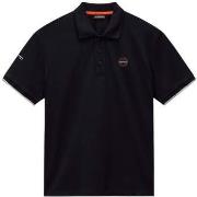 T-shirt Napapijri E Badge Polo Shirt Black