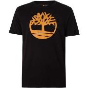 T-shirt Korte Mouw Timberland T-shirt met boomlogo