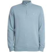 Sweater Lyle &amp; Scott Superfijne kwartrits sweatshirt
