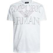 Pyjama's / nachthemden Emporio Armani Lounge Groot Logo Grafisch T-shi...