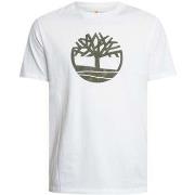 T-shirt Korte Mouw Timberland T-shirt met camouflageboomlogo