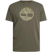 T-shirt Korte Mouw Timberland T-shirt met boomlogo