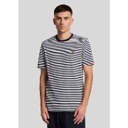 T-shirt Lyle &amp; Scott Linen blend breton stripe t-shirt