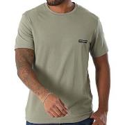 T-shirt Emporio Armani Lounge 2 Pack Stretch Cotton T-Shirt Khaki/Blac...