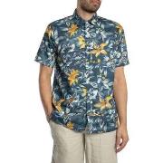 Overhemd Korte Mouw Superdry Hawaiiaans print shirt met korte mouwen