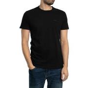 T-shirt Korte Mouw Superdry Essentieel EMB-T-shirt met logo