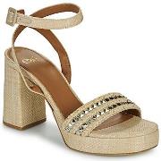 Sandalen Exé Shoes 619-ANCONA-RAFFIA-BEIGE-GOLD