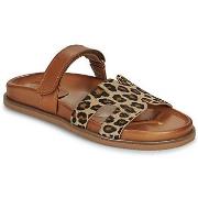 Slippers Exé Shoes 967-KIMOLOS-LEOPARD-TAN
