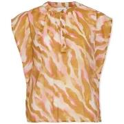 Blouse Vila Top Lyria Soa - Wood Thrush