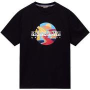 T-shirt Napapijri Valdor Graphic T-Shirt Black