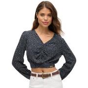 Blouse Superdry Blouse noué sur le devant femme Vintage