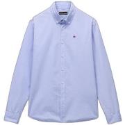 Overhemd Lange Mouw Napapijri Chemise manches longues Talla