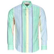 Overhemd Lange Mouw Gant REG VOILE MULTI STRIPE SHIRT