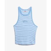 Top Superdry Débardeur rayé à dos nageur et logo femme Essential
