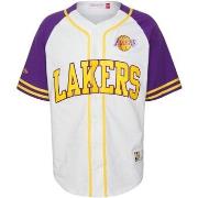 Onderhemden Mitchell And Ness Maillot Los Angeles Lakers Practice Day ...