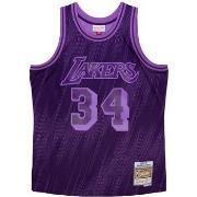 Onderhemden Mitchell And Ness Maillot Los Angeles Lakers Monochrome Sw...