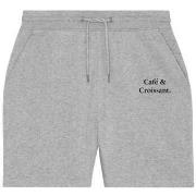 Korte Broek Les Petits Basics Short coton biologique Café Croissant