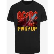 T-shirt Korte Mouw Merchcode T-shirt ACDC - PWRUP Stage Lights