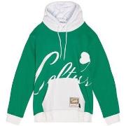 Sweater Mitchell And Ness Sweatshirt à capuche Boston Celtics Big Face...