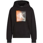 Fleece Jack Calvin Klein Jeans Large Shifted Ck Hoodie