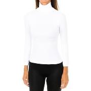 T-Shirt Lange Mouw Intimidea 210396-BIANCO