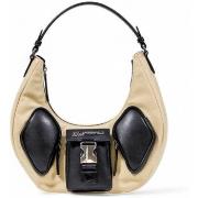 Tas Karl Lagerfeld KLJ CANVAS MIXED HALFMOON BAG A3W30235