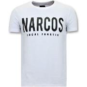 T-shirt Korte Mouw Local Fanatic Narcos Pablo Escobar