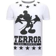T-shirt Korte Mouw Local Fanatic Terror Mouse