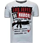 T-shirt Korte Mouw Lf Luxe Los Jefes De Narcos