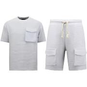 Trainingspak Top Star Geribbelde Oversized Joggingshorts