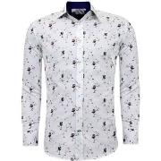 Overhemd Lange Mouw Tony Backer Luxe Satijnen Blouse Print