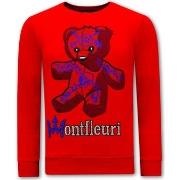 Sweater Tony Backer Print Teddy Bear