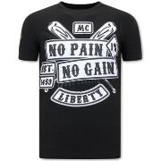 T-shirt Korte Mouw Local Fanatic Print Sons Of Anarchy MC