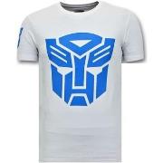 T-shirt Korte Mouw Local Fanatic Transformers Robots Print