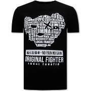 T-shirt Korte Mouw Local Fanatic MMA Orginal Fighter