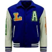 Blazer Enos Geborduurde Retro College Jackets