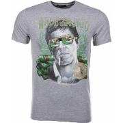 T-shirt Korte Mouw Local Fanatic Made To Get Paid Scarface