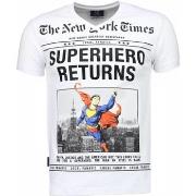 T-shirt Korte Mouw Local Fanatic SuperHero Returns