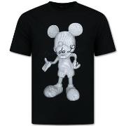 T-shirt Korte Mouw Top Star Print Oversized Grappig Mouse