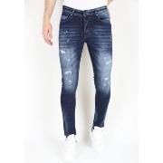Skinny Jeans Mario Morato Strakke Spijkerbroek Gaten MM
