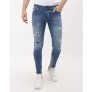 Skinny Jeans Mario Morato Ripped Jeans Verfspatten MMS