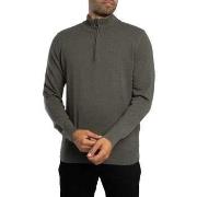 Trui Barbour Katoenen breisel met halve rits