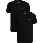 Pyjama's / nachthemden Emporio Armani 2-pack lounge katoenen V-hals T-...