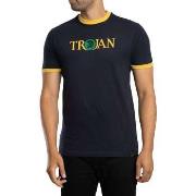 T-shirt Korte Mouw Trojan Ringer-T-shirt met logo