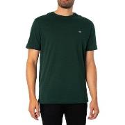 T-shirt Korte Mouw Gant Normaal schild T-shirt