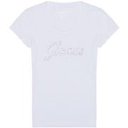 T-shirt Korte Mouw Guess CN SS EMBRO SCRIPT LOGO TEE W5YI46 J1314