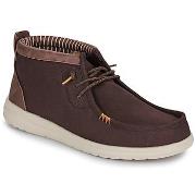 Nette schoenen HEYDUDE WALLY MID GRIPR VIN CLASSIC MOLE