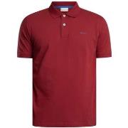 Polo Shirt Korte Mouw Gant Regular contrast piqué poloshirt