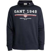 Sweater Gant Grafische trui met capuchon